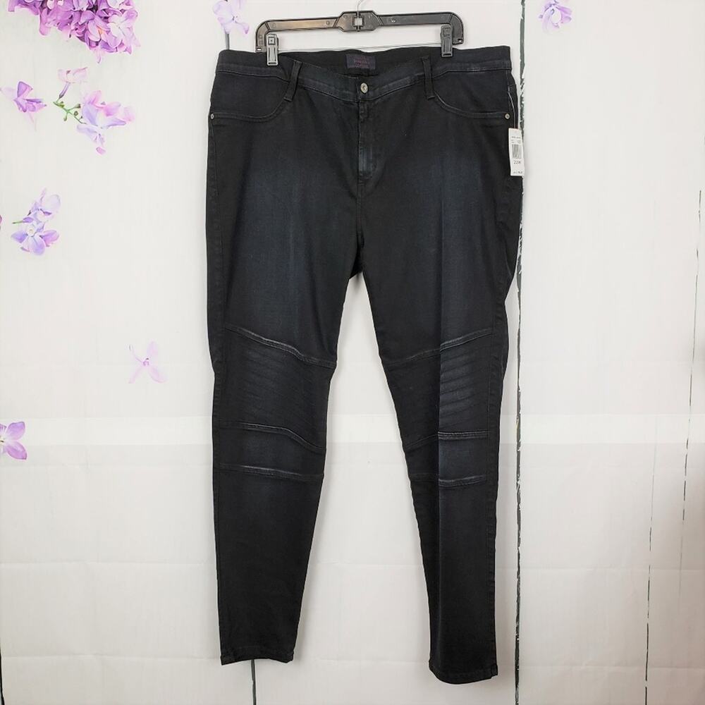 James Jeans Baroque Moto Z Denim Skinny Jeans 22W - Picture 2 of 8